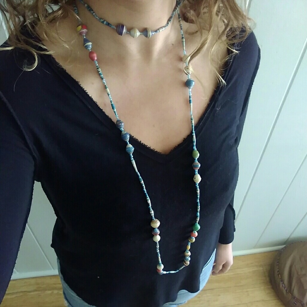 Mifuko "Mifuku" beaded Necklace from Kenya